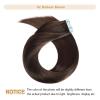 Darkest Brown #2 Tape-In Remy Human Hair Extensions view 4