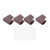 QUARKZMAN Corner Guards, 24-Pack U-Shaped Foam Safety Bumpers with Self-Adhesive Tape for Furniture and Table Edges, 55 x 35 x 8 mm, Brown view 1