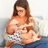 Hugsweet Cozy Cradle Nursing Arm Pillow with Arm Hole view 3