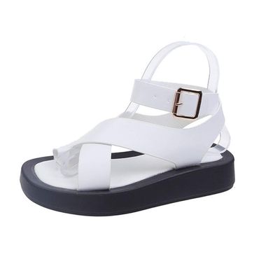 CrEev Women's Summer Sandals, Fashionable Platform Shoes, Non-Slip (Gre: 8code) (B 7code)