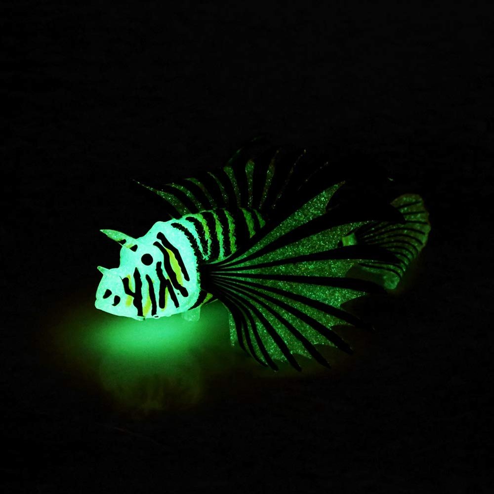 Yctze Glowing Aquarium Decoration - Artificial Lionfish