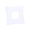 SKISUNO White Pearl Cotton Face Massage Pillow with Center Opening view 1