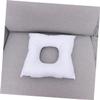 SKISUNO White Pearl Cotton Face Massage Pillow with Center Opening view 4