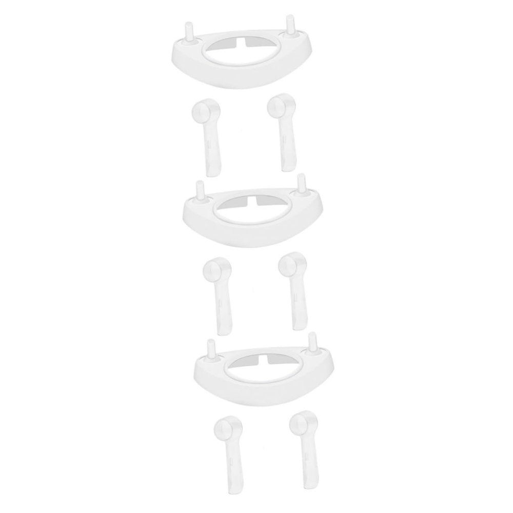 TOVINANNA 3-Piece Toothbrush Holder Stand for Electric Toothbrush