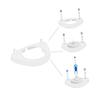 TOVINANNA 3-Piece Toothbrush Holder Stand for Electric Toothbrush view 3