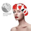 Stylish Reusable Shower Cap (Hearts, Diamonds, Clubs, Spades, Grid, Poker, Playing Cards) view 4