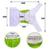 CutiePlusU Adult Washable Cloth Diaper Cover, Adjustable, Reusable, Breathable, Leakproof - Green view 4