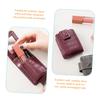 Small PU Leather Makeup Bag with Mirror for On the Go view 4