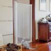 ASHILD Extra-Tall 100–150 cm Wide Pet Gate for Dogs and Cats, White view 2