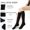 Mdrcg 2-Pair Zipper Compression Socks, 15–20 mmHg, for Women and Men, B, L view 4