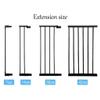 ASHILD Retractable Safety Gate, Black, 75–82 cm view 3