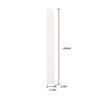 GINTON Self-Adhesive Sliding Door Handles with Backplate, White view 2
