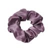 2-Piece Synthetic Silk Scrunchies for Women, Grape Purple view 1