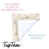 TupTam Baby Changing Pad with Patterned Cotton Cover, Giraffe/Beige, 70 x 70 cm view 3