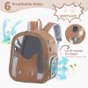 PETCUTE Space Capsule Pet Backpack for Cats and Small Dogs view 3