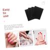 French Manicure Stencils, 4 Sheets, Black Nail Strips view 3
