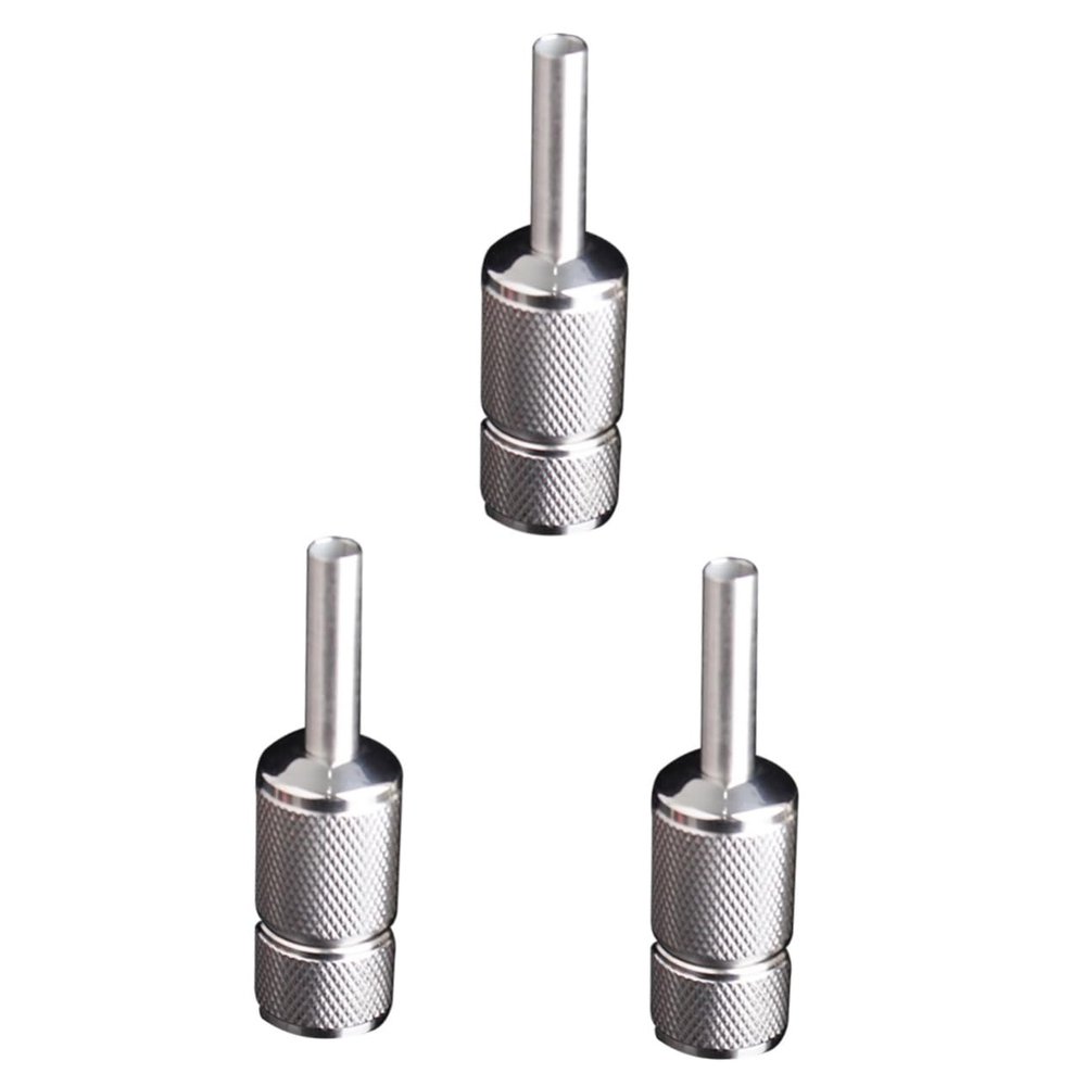 Healvian 3-Piece Stainless Steel Tattoo Grips, Non-Slip, Durable and Rust-Resistant