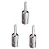 Healvian 3-Piece Stainless Steel Tattoo Grips, Non-Slip, Durable and Rust-Resistant view 1