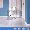 ASHILD Extra-Tall Walk-Through Pet Gate with Small Pet Door, Extra-Wide Adjustable Dog Gate and Playpen view 2