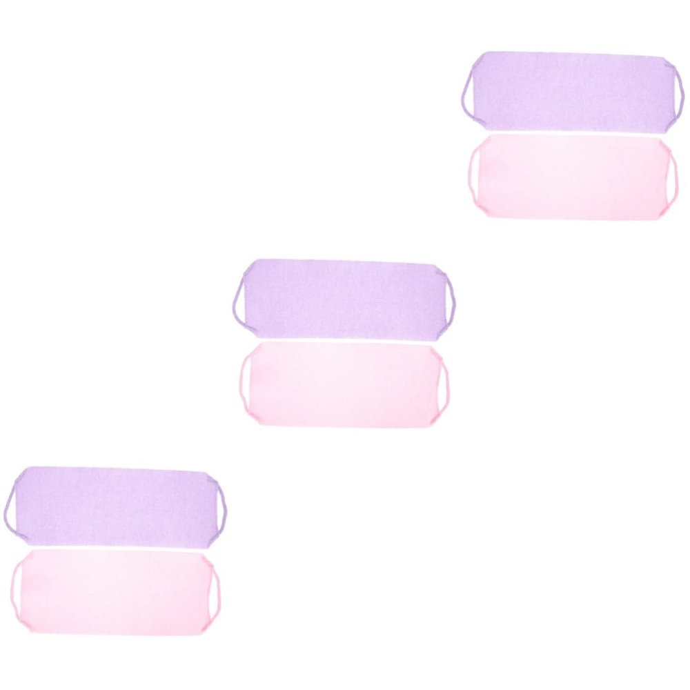 FOMIYES 6-Piece Exfoliating Bath Towels, Back Scrubbers