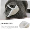 Kisangel Transparent Cat Muzzle with Bite Protection, Polyester, 17–25 cm view 2