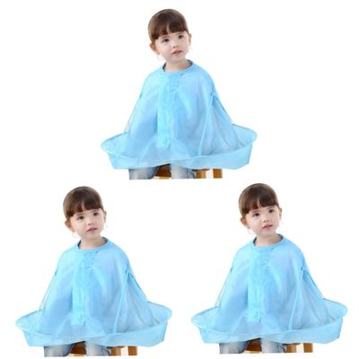FRCOLOR 3-Piece Haircut Cape for Boys and Girls, Waterproof, Adjustable, Easy to Clean