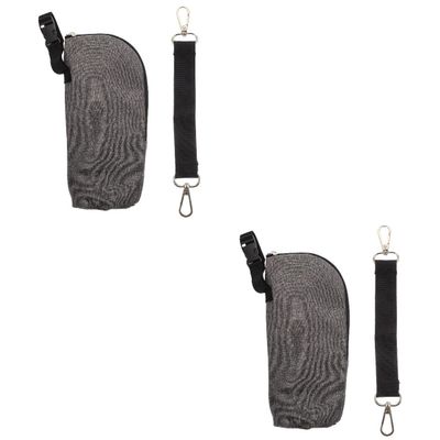 Abaodam 2-Piece Baby Bottle Insulated Bag Set, Water-Resistant, with Double Stroller Hooks