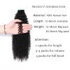 Curly Remy Human Hair Tape-In Extensions, 1B Natural Black view 3
