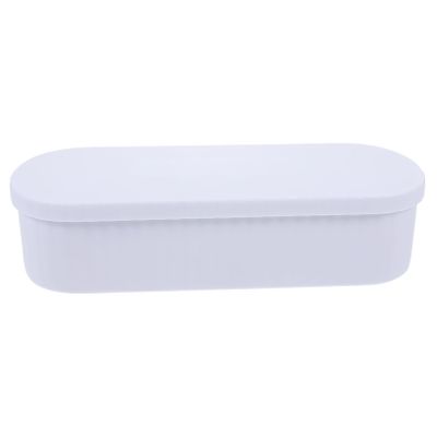 White Makeup Brush Cleaner with Storage Box