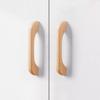 HDJNal Unfinished Solid Wood Drawer Pulls, Curved, 192 mm CC, 6-Pack view 4