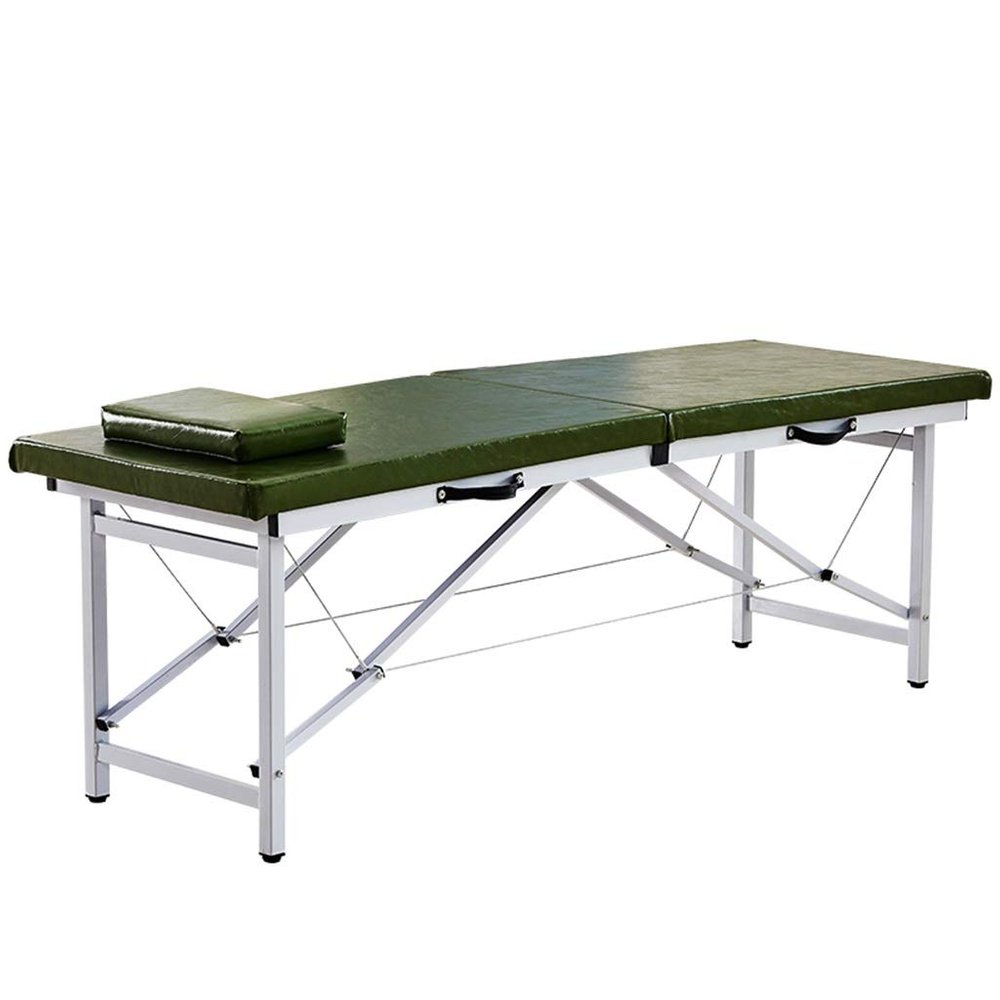 WQZStar Salon & Spa Massage Table, Folding Tattoo and Beauty Therapy Couch, Aluminum Frame, 185 x 70 cm