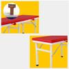 WQZStar Spa Massage Table, 2-Section Folding Portable Aluminum-Feet Facial Spa Table, 59.9 cm Wide, Red view 3