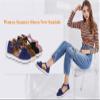 Women's Platform Sandals with Tassel, Closed Toe, Buckle Ankle Strap, and Leather Espadrille Style view 2