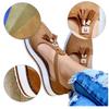 Women's Platform & Wedge Sandals, Flat Tassel Summer Shoes, Pink, Size 40 (6 Li view 3
