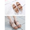 CrEev Women's Sandals, Summer Wedge Casual Shoes, Open-Toe Flip-Flops, Red, EU 36 (Flesh EU 38) (Flesh EU 44) view 2