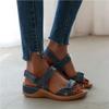 Women's Flat Open-Toe Thong Sandals, Breathable Non-Slip Flip-Flops, Brown, EU 44 view 2