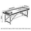 WQZStar Folding Massage Table with Aluminum Frame, 185 x 70 cm view 3