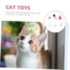 COLLBATH 6-Piece Cat Toy Replacement Heads for Cat Wand, Interactive Toys for Indoor Cats view 4