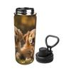 HJLUUFT Golden Retriever Insulated Stainless Steel Sports Water Bottle, 530 ml view 2