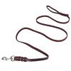 Premium Dog Leash, Durable Cowhide Leather Safety Rope, 2.5 m view 1