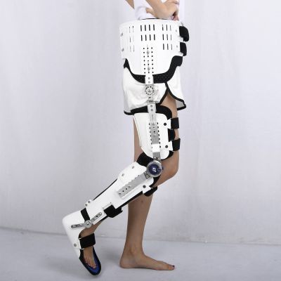 Right Knee-Ankle-Foot Orthosis and Knee Support Brace for Adults
