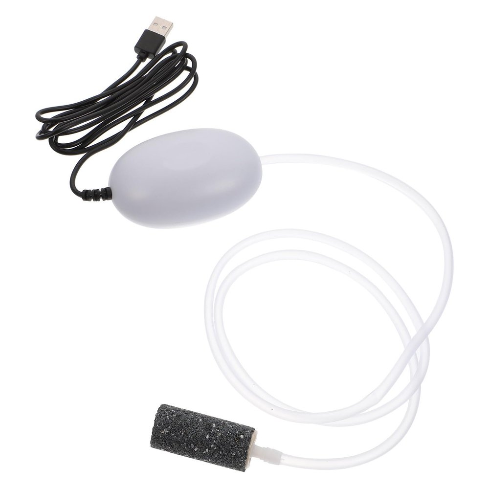 Yardwe Quiet Aquarium Air Pump with Compact ABS and Corundum Design for Fish Tank Aeration