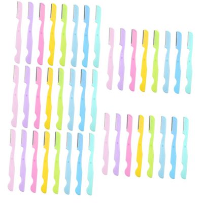 FOMIYES 40-Piece Folding Eyebrow Razors