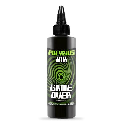 Tattoo Ink Black Polybius Game Over, 150 ml