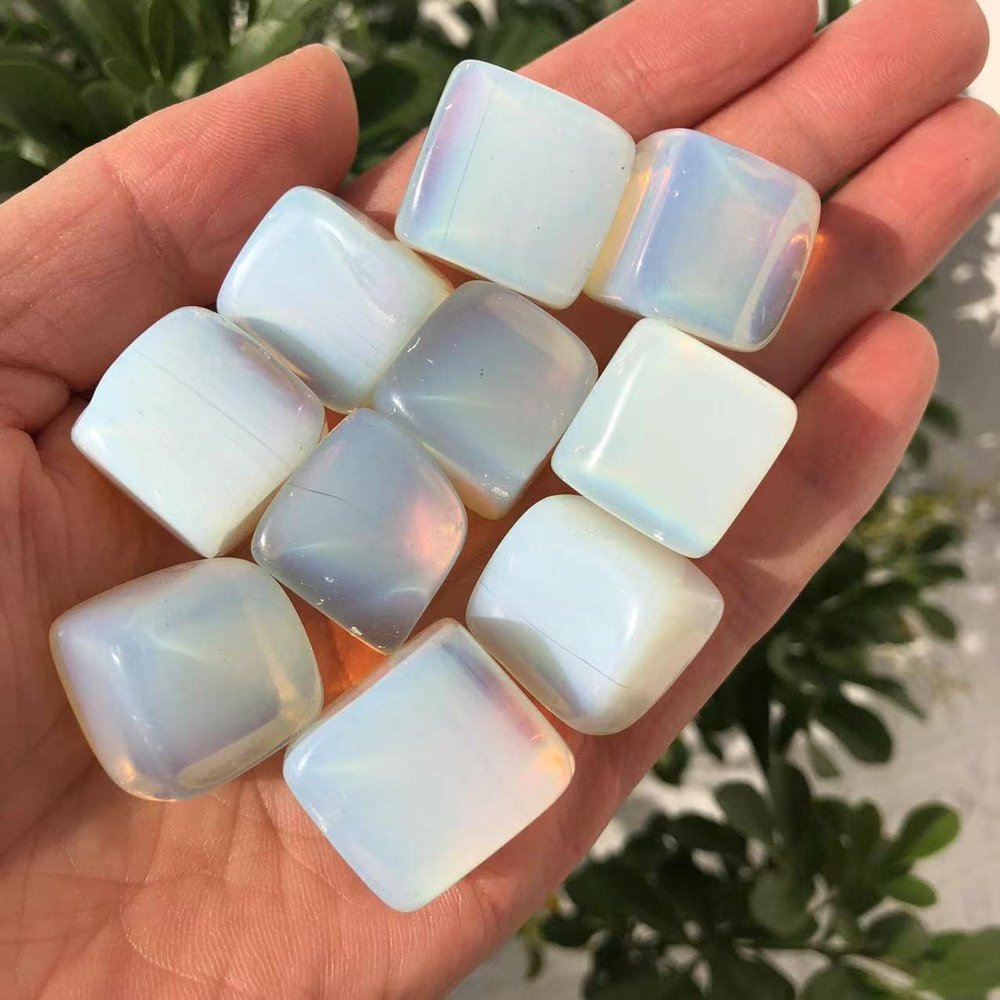 BYCIFRLG Polished Opal Crystal