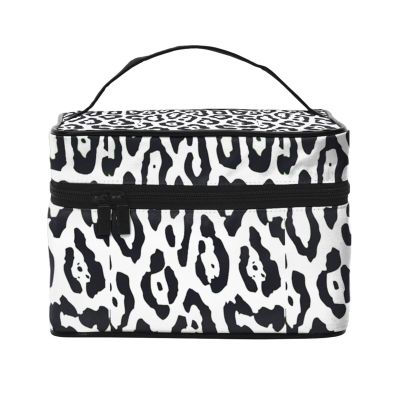Large Waterproof Leather Makeup Bag for Women and Girls