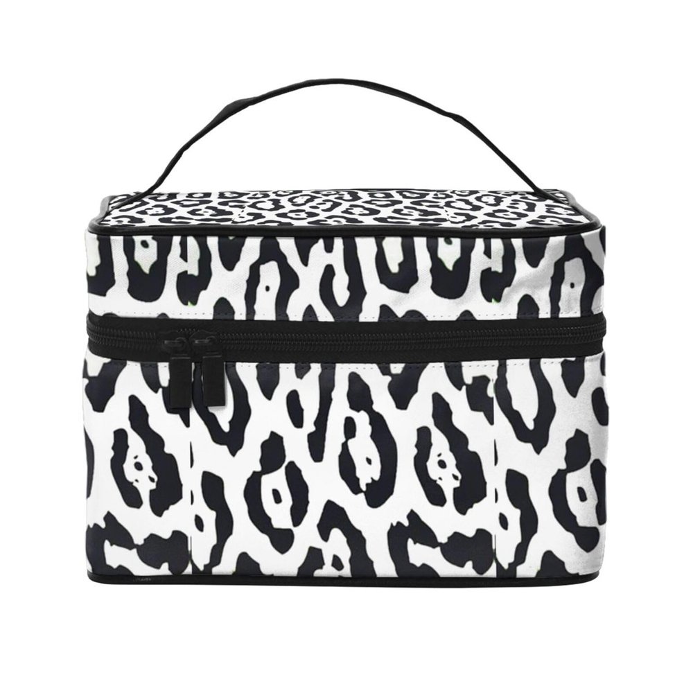 Large Waterproof Leather Makeup Bag for Women and Girls