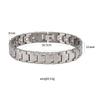 YINOX Super-Strong Magnetic Bracelet for Men, Double-Row Titanium Bracelet with 24 NdFeB Magnets and Gift Box (20 cm) view 4