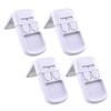 Child Safety Drawer Latches, 4-Pack, ABS, White view 1