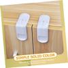 Child Safety Drawer Latches, 4-Pack, ABS, White view 2